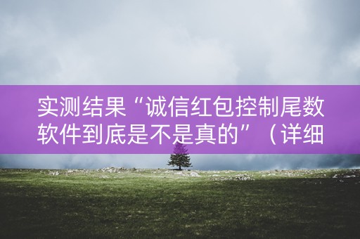实测结果“诚信红包控制尾数软件到底是不是真的”（详细透视教程）-哔哩哔哩