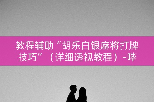 教程辅助“胡乐白银麻将打牌技巧”（详细透视教程）-哔哩哔哩