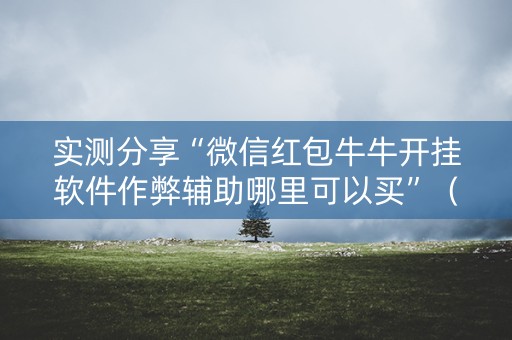 实测分享“微信红包牛牛开挂软件作弊辅助哪里可以买”（详细透视教程）-哔哩哔哩