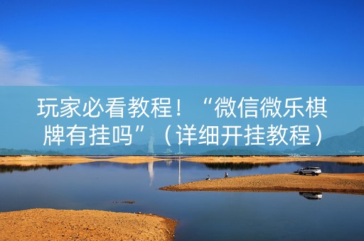 玩家必看教程！“微信微乐棋牌有挂吗”（详细开挂教程）-哔哩哔哩