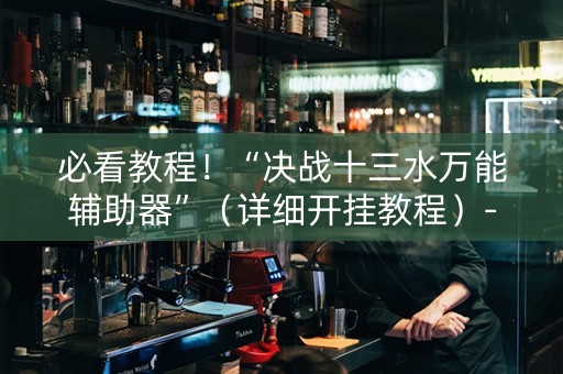 必看教程！“决战十三水万能辅助器”（详细开挂教程）-哔哩哔哩