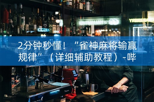 2分钟秒懂！“雀神麻将输赢规律”（详细辅助教程）-哔哩哔哩