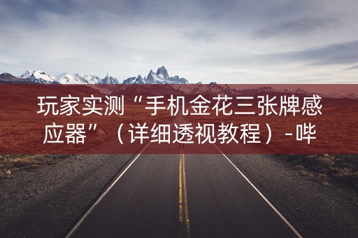 玩家实测“手机金花三张牌感应器”（详细透视教程）-哔哩哔哩