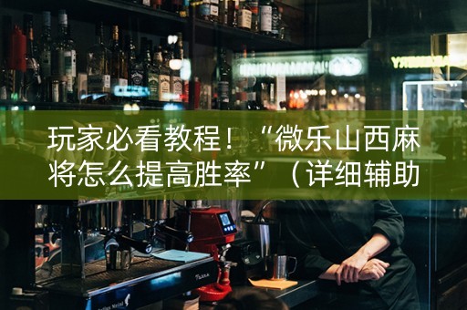 玩家必看教程！“微乐山西麻将怎么提高胜率”（详细辅助教程）-哔哩哔哩