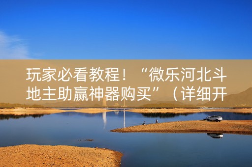 玩家必看教程！“微乐河北斗地主助赢神器购买”（详细开挂教程）-哔哩哔哩