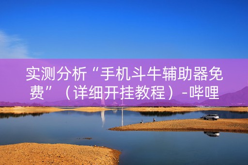 实测分析“手机斗牛辅助器免费”（详细开挂教程）-哔哩哔哩
