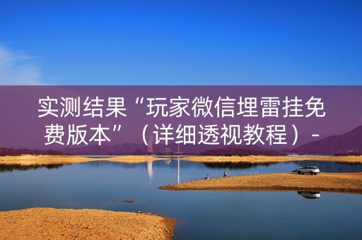 实测结果“玩家微信埋雷挂免费版本”（详细透视教程）-哔哩哔哩