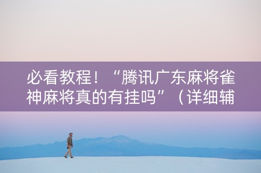 必看教程！“腾讯广东麻将雀神麻将真的有挂吗”（详细辅助教程）-哔哩哔哩