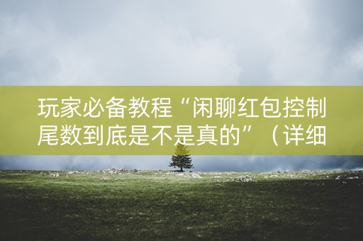 玩家必备教程“闲聊红包控制尾数到底是不是真的”（详细透视教程）-哔哩哔哩