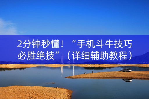 2分钟秒懂！“手机斗牛技巧必胜绝技”（详细辅助教程）-哔哩哔哩