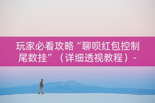 玩家必看攻略“聊呗红包控制尾数挂”（详细透视教程）-哔哩哔哩