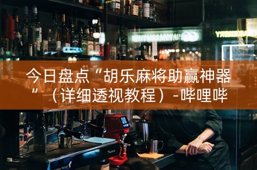 今日盘点“胡乐麻将助赢神器”（详细透视教程）-哔哩哔哩