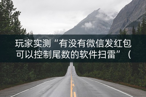 玩家实测“有没有微信发红包可以控制尾数的软件扫雷”（详细透视教程）-哔哩哔哩