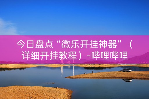 今日盘点“微乐开挂神器”（详细开挂教程）-哔哩哔哩