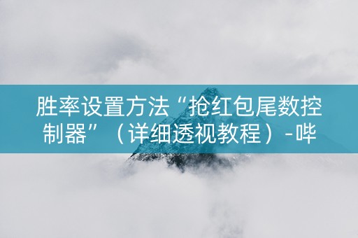 胜率设置方法“抢红包尾数控制器”（详细透视教程）-哔哩哔哩