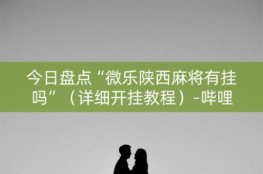 今日盘点“微乐陕西麻将有挂吗”（详细开挂教程）-哔哩哔哩