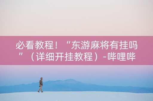 必看教程！“东游麻将有挂吗”（详细开挂教程）-哔哩哔哩