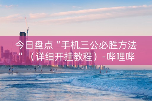 今日盘点“手机三公必胜方法”（详细开挂教程）-哔哩哔哩