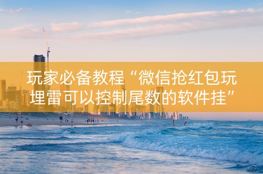 玩家必备教程“微信抢红包玩埋雷可以控制尾数的软件挂”（详细透视教程）-哔哩哔哩