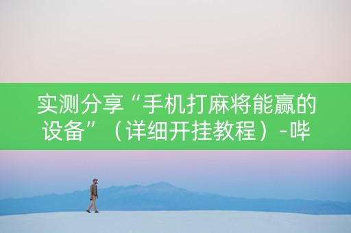 实测分享“手机打麻将能赢的设备”（详细开挂教程）-哔哩哔哩