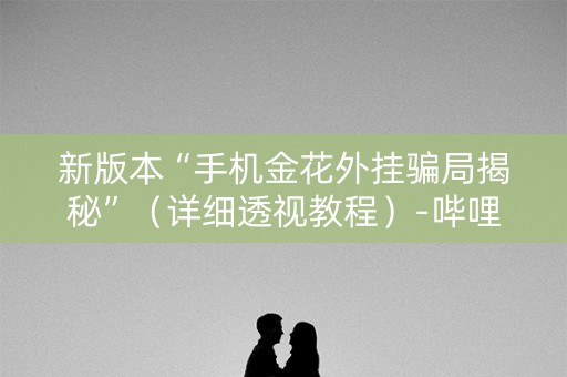 新版本“手机金花外挂骗局揭秘”（详细透视教程）-哔哩哔哩
