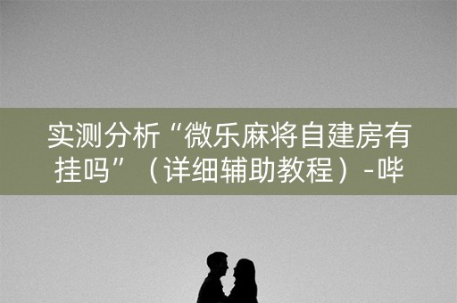 实测分析“微乐麻将自建房有挂吗”（详细辅助教程）-哔哩哔哩