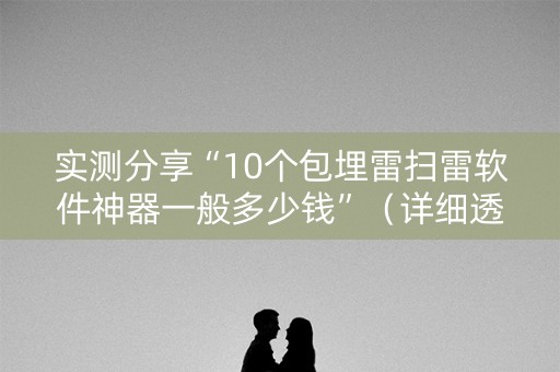 实测分享“10个包埋雷扫雷软件神器一般多少钱”（详细透视教程）-哔哩哔哩