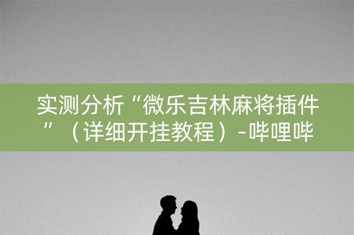 实测分析“微乐吉林麻将插件”（详细开挂教程）-哔哩哔哩