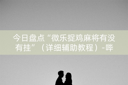 今日盘点“微乐捉鸡麻将有没有挂”（详细辅助教程）-哔哩哔哩