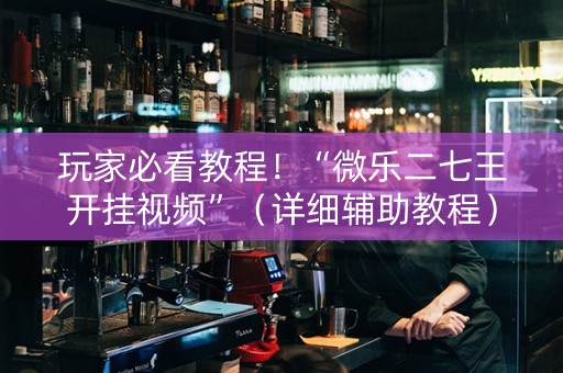 玩家必看教程！“微乐二七王开挂视频”（详细辅助教程）-哔哩哔哩