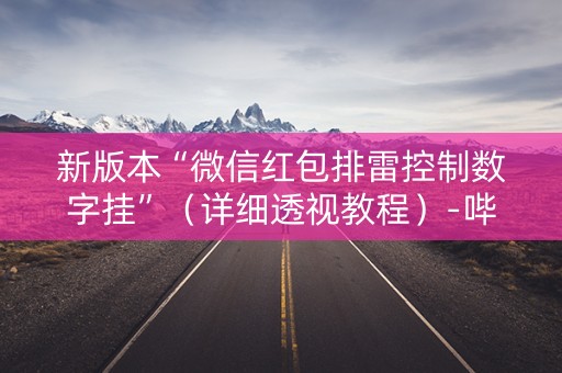 新版本“微信红包排雷控制数字挂”（详细透视教程）-哔哩哔哩