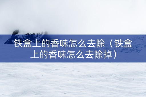 铁盒上的香味怎么去除（铁盒上的香味怎么去除掉）