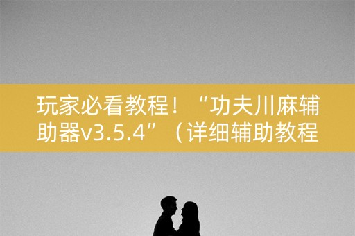 玩家必看教程！“功夫川麻辅助器v3.5.4”（详细辅助教程）-哔哩哔哩