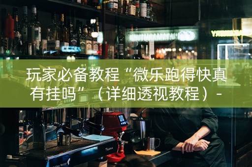 玩家必备教程“微乐跑得快真有挂吗”（详细透视教程）-哔哩哔哩