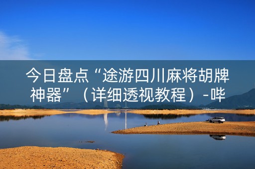 今日盘点“途游四川麻将胡牌神器”（详细透视教程）-哔哩哔哩