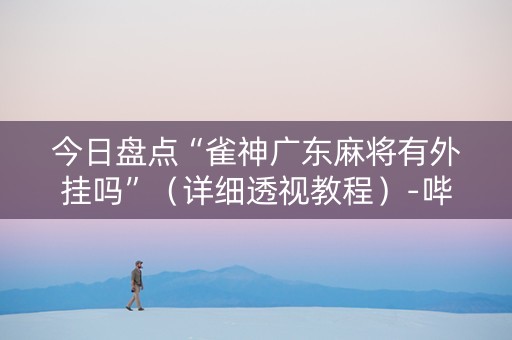 今日盘点“雀神广东麻将有外挂吗”（详细透视教程）-哔哩哔哩