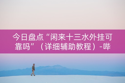 今日盘点“闲来十三水外挂可靠吗”（详细辅助教程）-哔哩哔哩