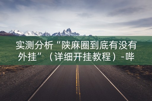 实测分析“陕麻圈到底有没有外挂”（详细开挂教程）-哔哩哔哩