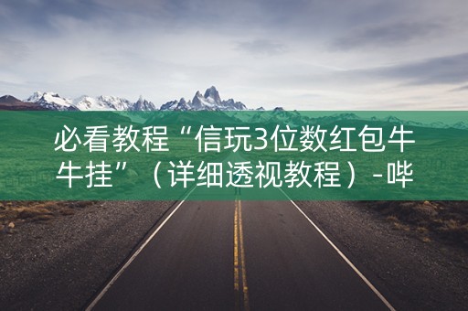 必看教程“信玩3位数红包牛牛挂”（详细透视教程）-哔哩哔哩