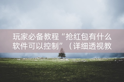 玩家必备教程“抢红包有什么软件可以控制”（详细透视教程）-哔哩哔哩