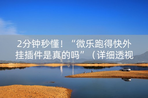 2分钟秒懂！“微乐跑得快外挂插件是真的吗”（详细透视教程）-哔哩哔哩