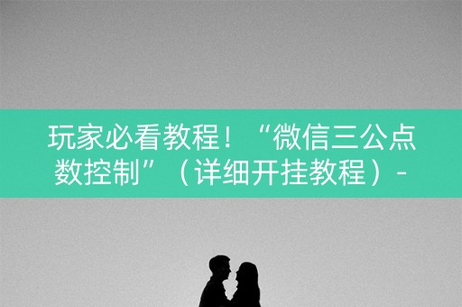 玩家必看教程！“微信三公点数控制”（详细开挂教程）-哔哩哔哩