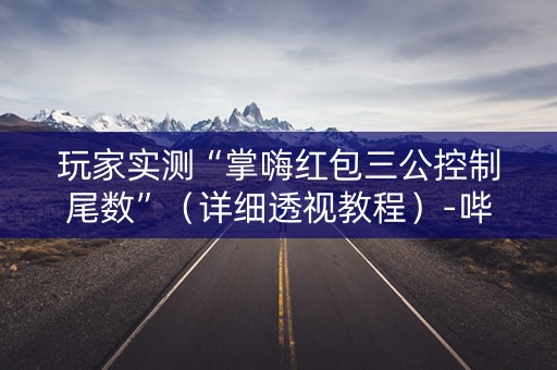 玩家实测“掌嗨红包三公控制尾数”（详细透视教程）-哔哩哔哩
