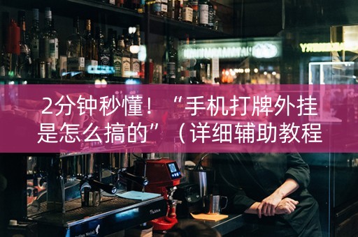 2分钟秒懂！“手机打牌外挂是怎么搞的”（详细辅助教程）-哔哩哔哩
