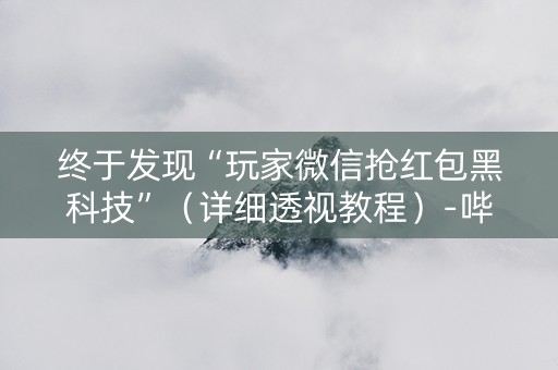 终于发现“玩家微信抢红包黑科技”（详细透视教程）-哔哩哔哩
