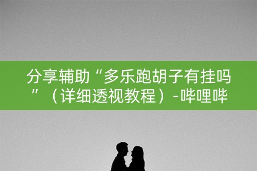 分享辅助“多乐跑胡子有挂吗”（详细透视教程）-哔哩哔哩