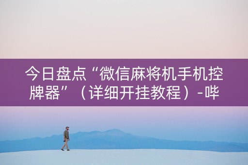 今日盘点“微信麻将机手机控牌器”（详细开挂教程）-哔哩哔哩