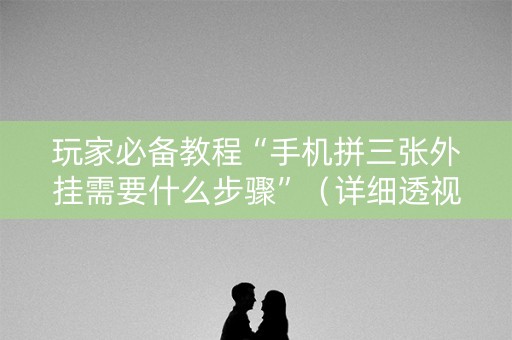 玩家必备教程“手机拼三张外挂需要什么步骤”（详细透视教程）-哔哩哔哩