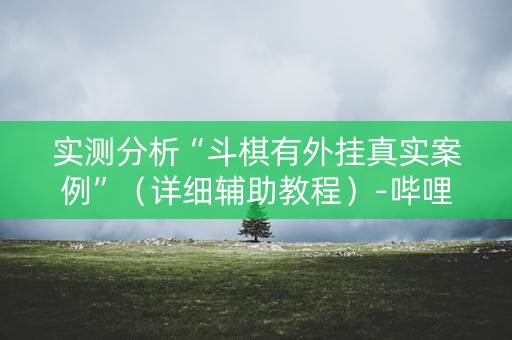 实测分析“斗棋有外挂真实案例”（详细辅助教程）-哔哩哔哩