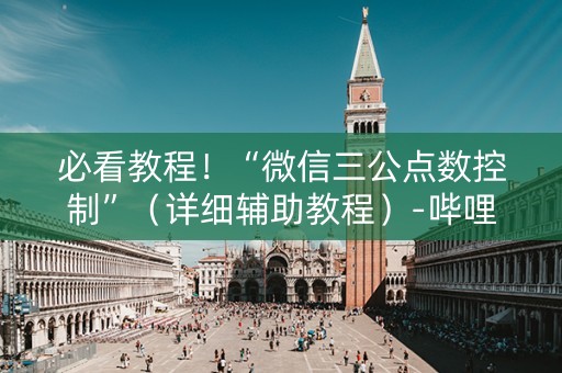必看教程！“微信三公点数控制”（详细辅助教程）-哔哩哔哩